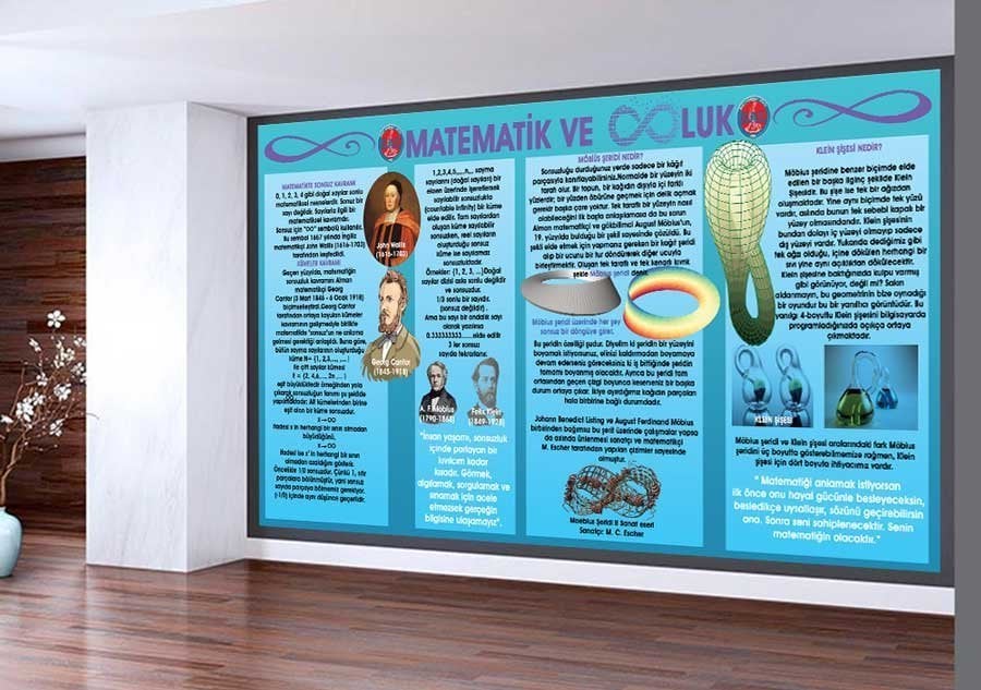 Matematik Ve Sonsuzluk Okul Duvar Görseli