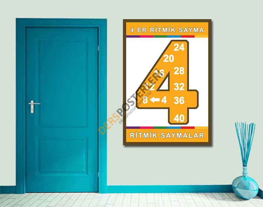 Ritmik Sayma İlkokul Posteri