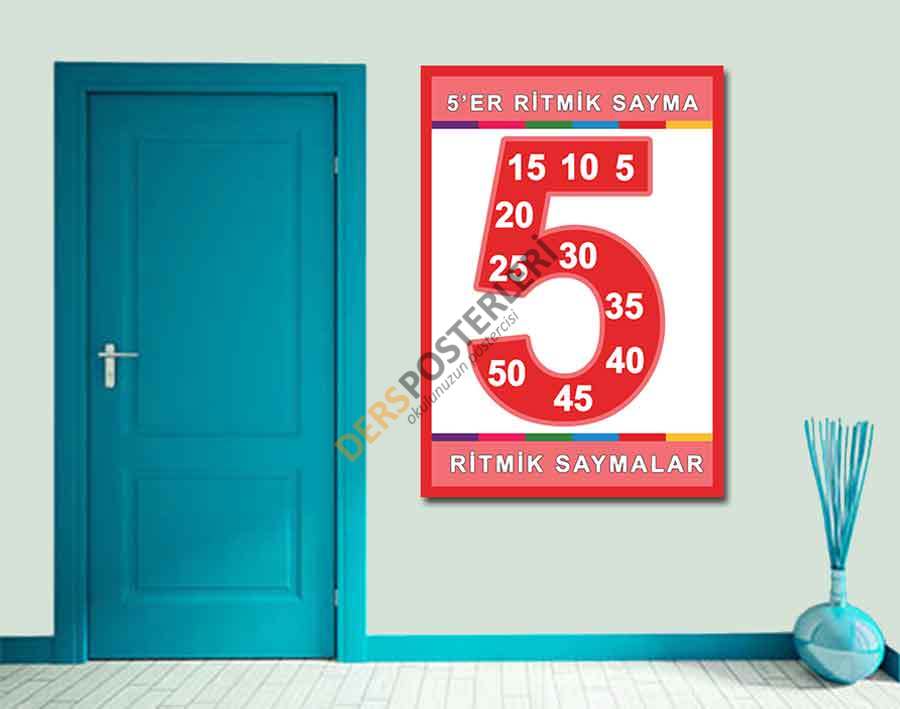 Ritmik Sayma İlkokul Posteri 70 X 100