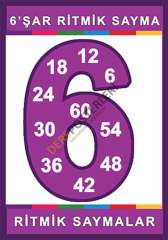 Ritmik Sayma İlkokul Posteri 70 X 100
