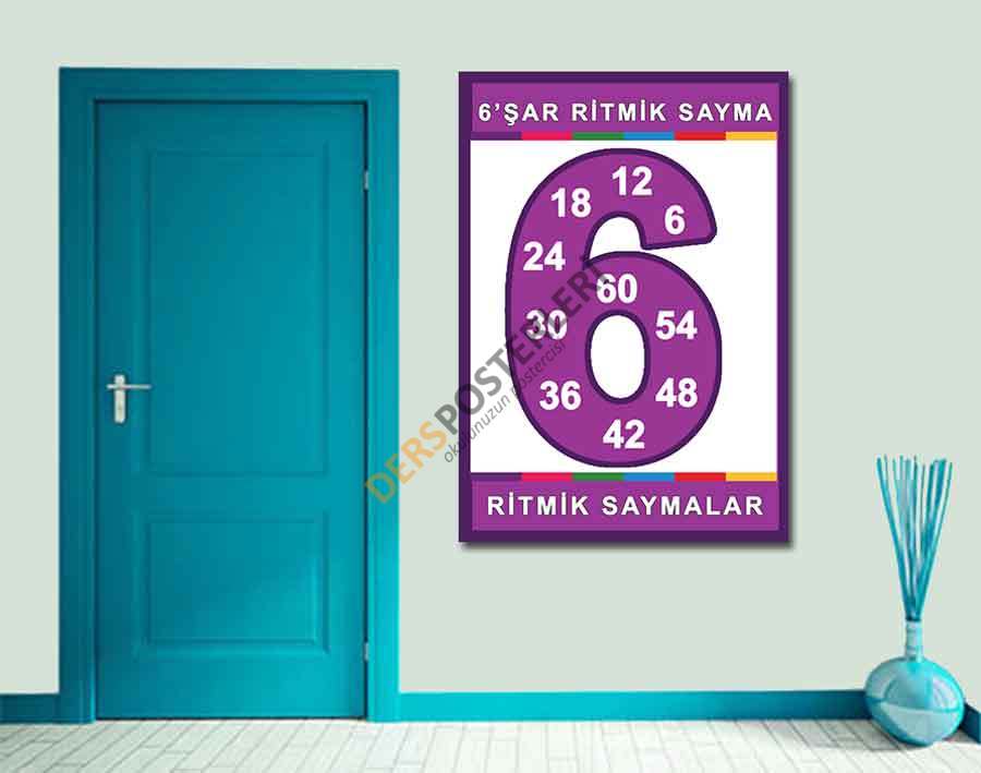 Ritmik Sayma İlkokul Posteri 70 X 100
