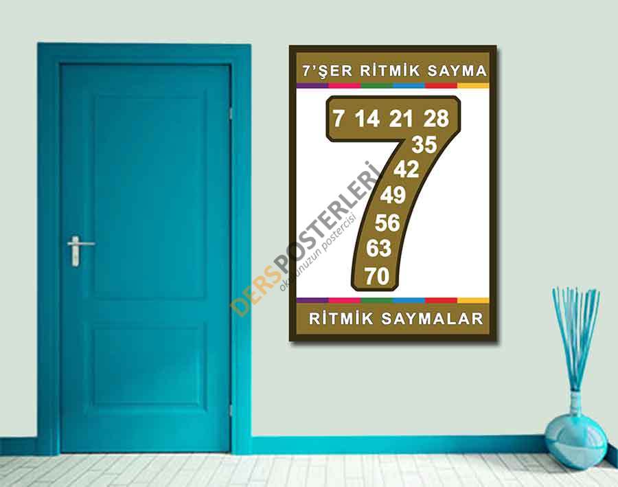 Ritmik Sayma İlkokul Posteri