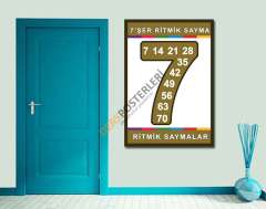 Ritmik Sayma İlkokul Posteri 70 X 100