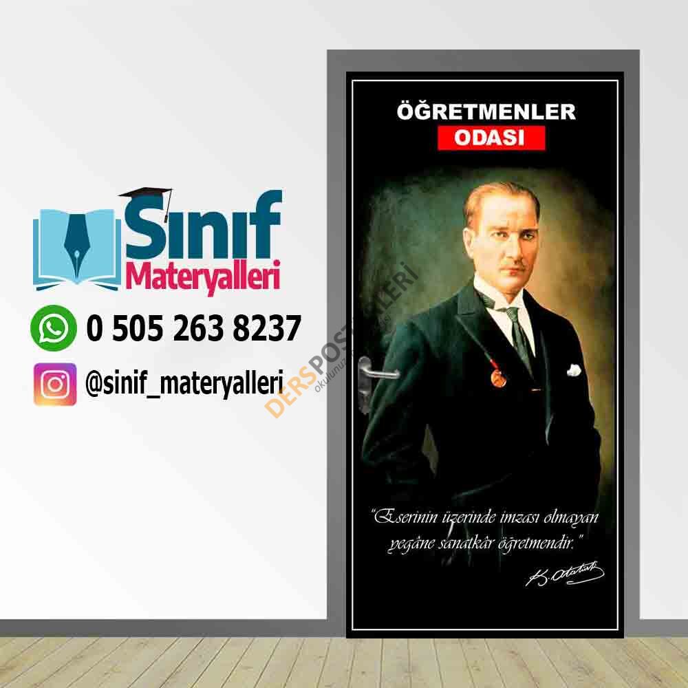 Öğretmenler Odası Kapı Giydirmesi