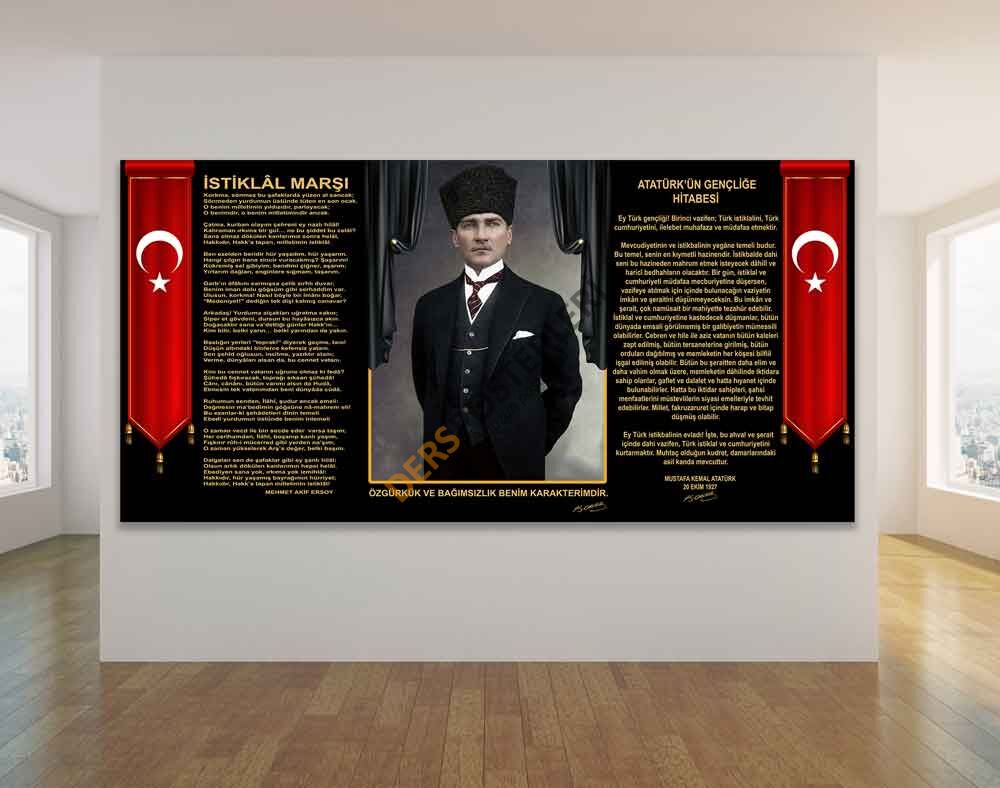 Atatürk Köşesi Okul Posteri