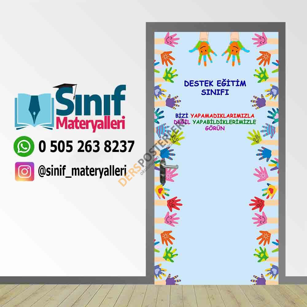 Destek Eğitim Sınıfı Kapı Giydirmesi