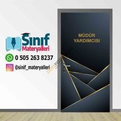 Okul Müdür Yardımcısı Odası Kapı Giydirme