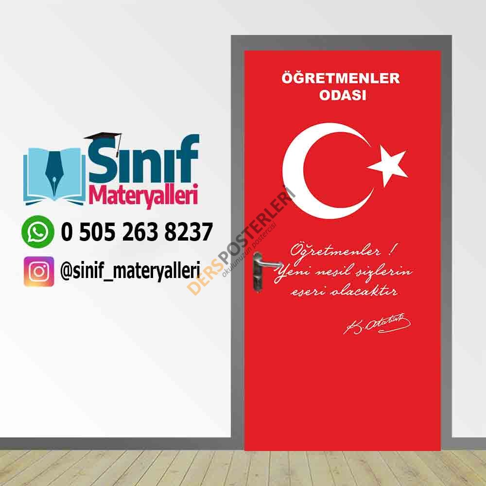 Öğretmenler Odası Kapı Giydirmesi