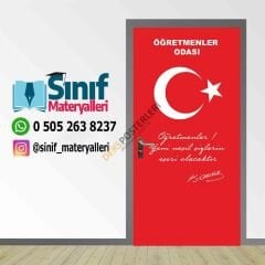 Öğretmenler Odası Kapı Giydirmesi