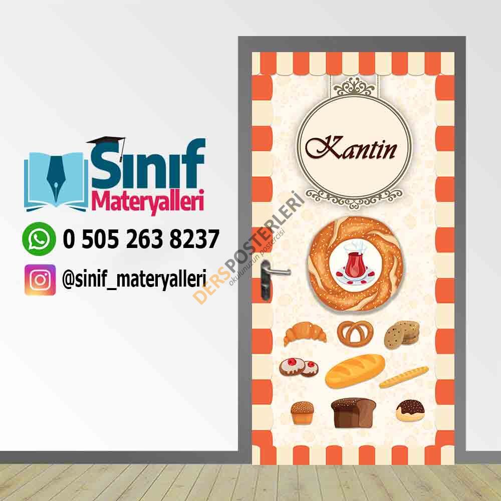 Okul Kantin Kapı Giydirmesi