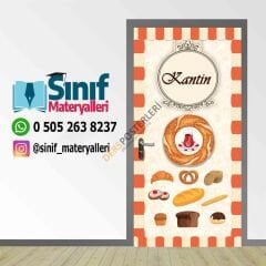 Okul Kantin Kapı Giydirmesi