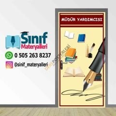 Okul Müdür Yardımcısı Odası Kapı Giydirme