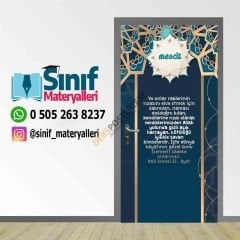 Okul Mescit Kapı Giydirmesi