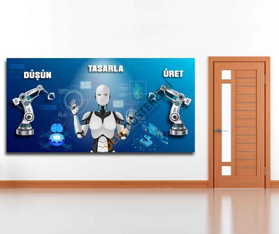 Robotik Kodlama Okul Posteri