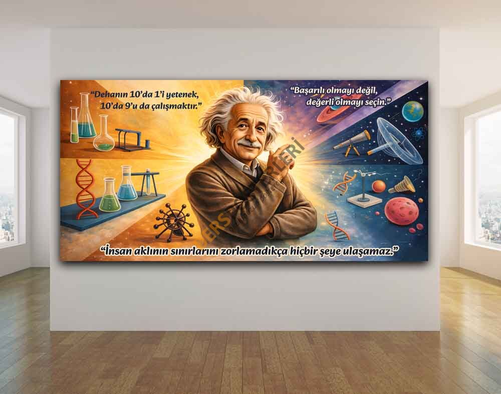 Albert Einstein Okul Posteri
