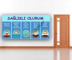 Sağlıklı Olurum Okul Posteri