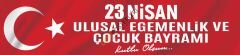 23 Nisan  Okul Pankartı