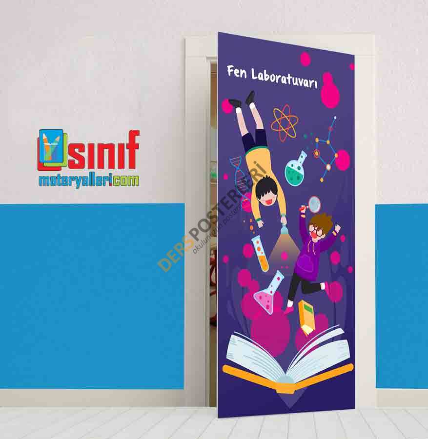 Fen Laboratuvarı Kapı Giydirmesi