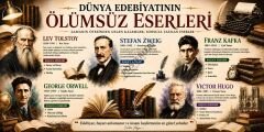 Dünya Edebiyatının Ölümsüz Eserleri Okul Posteri