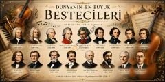 Müzik Sınıfı Besteciler Okul Posteri