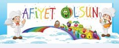Yemekhane Afiyet Olsun Duvar Görseli