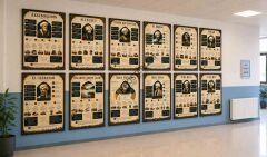 Müslüman Bilim Adamları Okul Poster Seti