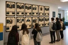 Müslüman Bilim Adamları Okul Poster Seti