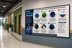 Başlıca Kimya Disiplinleri Okul Posteri