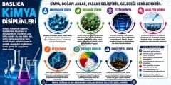 Başlıca Kimya Disiplinleri Okul Posteri