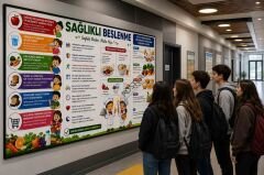 Sağlıklı Beslenme Okul Posteri