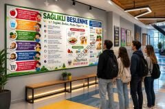 Sağlıklı Beslenme Okul Posteri