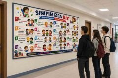 Sınıfımızda Biz Okul Posteri