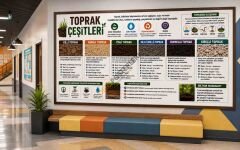 Toprak Çeşitleri Okul Posteri
