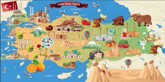 Canım Ülkem Türkiyem Duvar Görseli