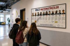 Ünlü Matematikçiler Okul Posteri
