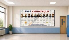Ünlü Matematikçiler Okul Posteri