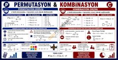 Permütasyon Kombinasyon Matematik Okul Posteri