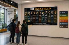Matematiğin Ünlüleri Okul Posteri
