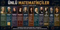 Matematiğin Ünlüleri Okul Posteri