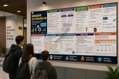 Sayılar ve Sayı Basamakları Matematik Okul Posterleri