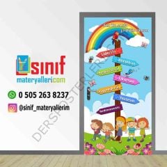 Sen Bu Sınıfa Girdiğin Zaman Okul Kapı Giydirmesi