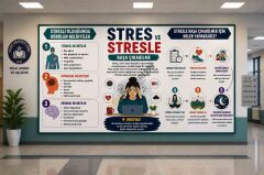 Stres ve Stresle Başa Çıkabilme Okul Posteri