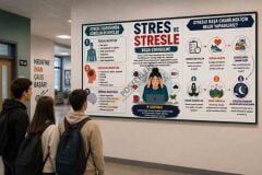 Stres ve Stresle Başa Çıkabilme Okul Posteri