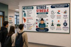 Stres ve Stresle Başa Çıkabilme Okul Posteri