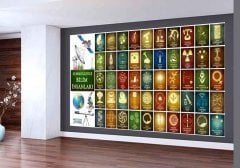 Sembollerle Bilim İnsanları Okul Posteri