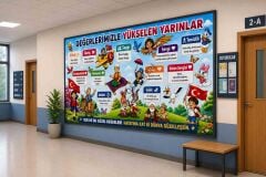 İlkokul Değerler Eğitimi Okul Posteri