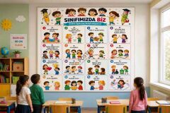 Sınıfımızda Biz Okul Posteri