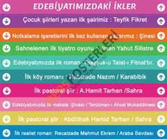 Edebiyatımızdaki İlkler Merdiven Yazıları