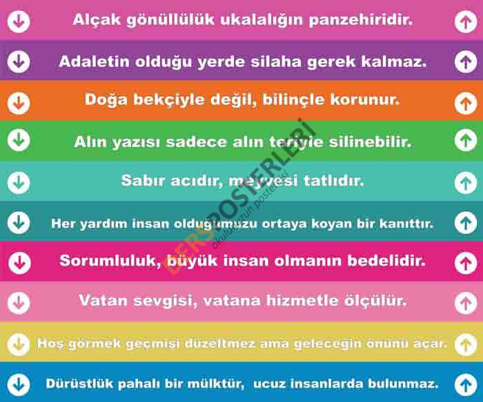 Güzel Sözler Merdiven Yazıları