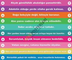 Güzel Sözler Merdiven Yazıları
